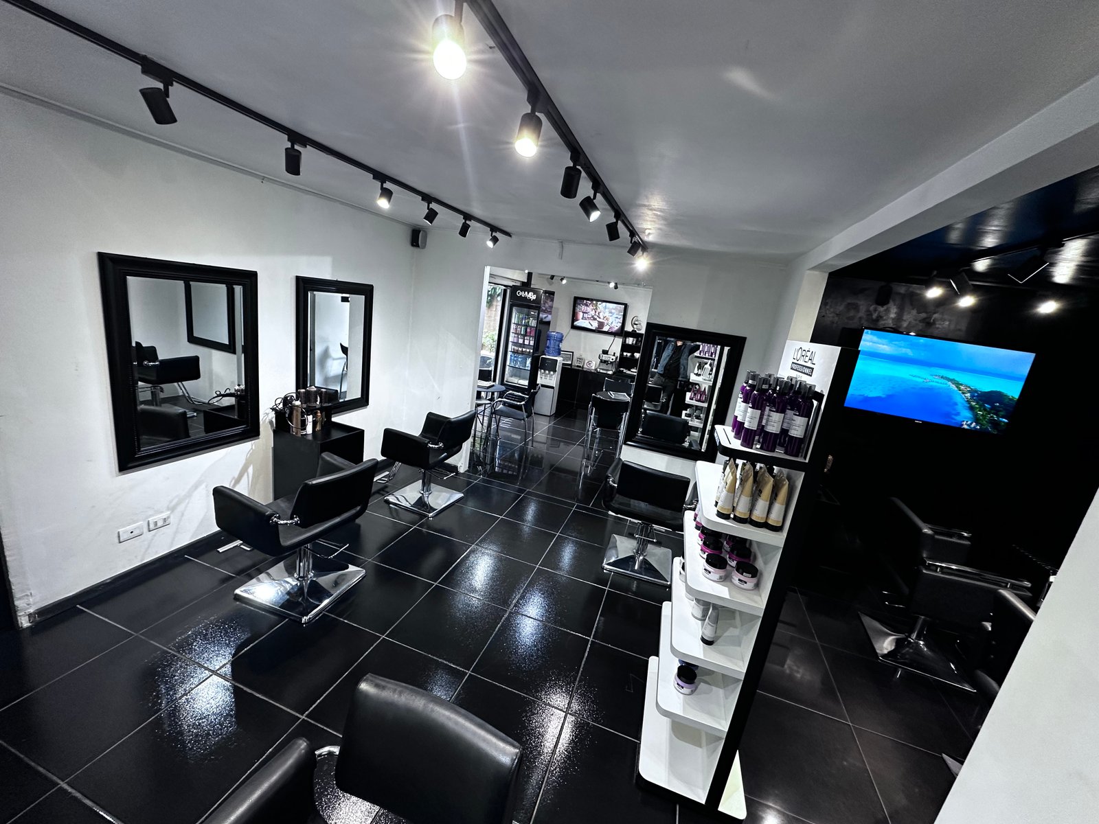 Corte dama en el salón